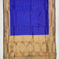 Blue Color Art Silk Saree With Sandal Border In Yuma