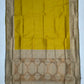 Yellow Color Art Silk Saree With Sandal Border In Tempe