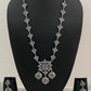 German Silver Plated Oxidized Necklace Set With Earrings in Phoenix