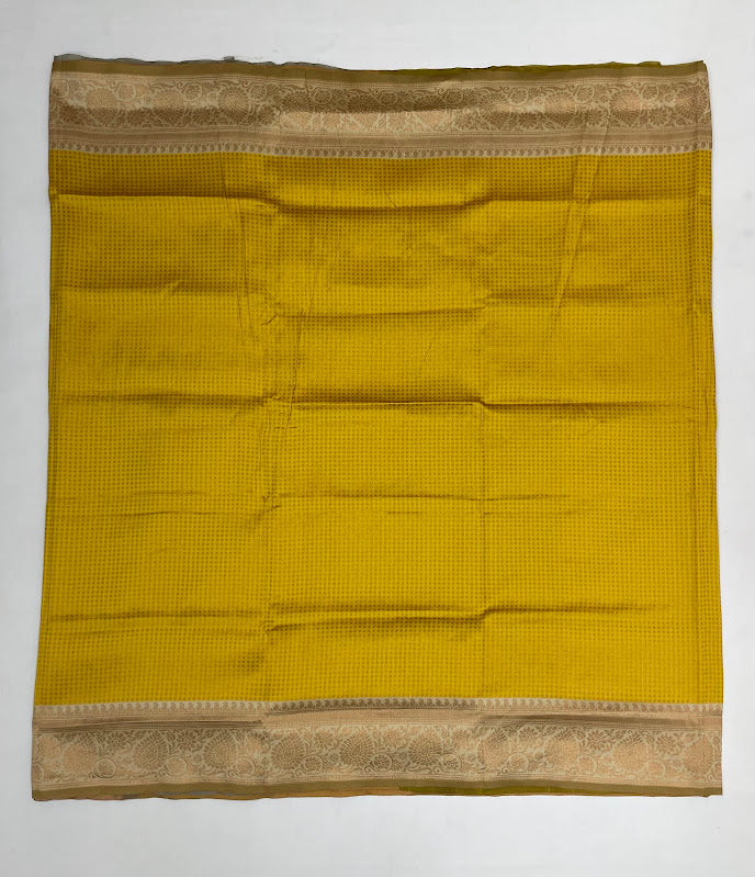Yellow Color Art Silk Saree In Yuma