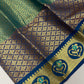 Orange And Green Color Langa Set In Mesa