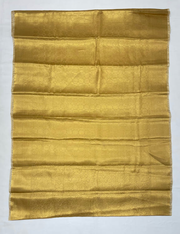 Gold Color Tissue Silk Saree In Mesa