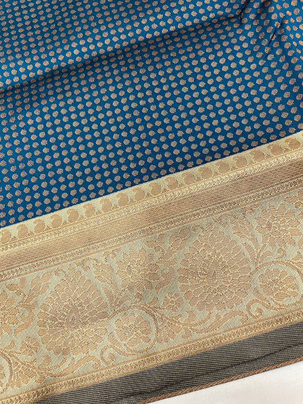 Blue Color Saree In Suncity