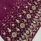 Wine Color Choli Set In Mesa