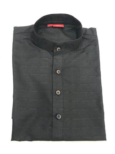 Amazing Ethnic Wear Black Color Cotton Kurta For Men