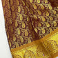 Yellow And Brown Color Langa Set In Suncity