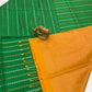 Green Color Soft Silk Saree With Contrast Rich Pallu In Surprise