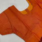 Orange Color Cotton With Langa Sets In Yuma