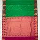  Green Color Soft Silk Saree With Contrast Pallu And Fancy Tassels In Yuma