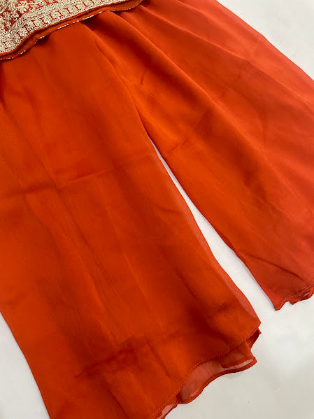 Orange Color Palazzo Suits In Tempe 