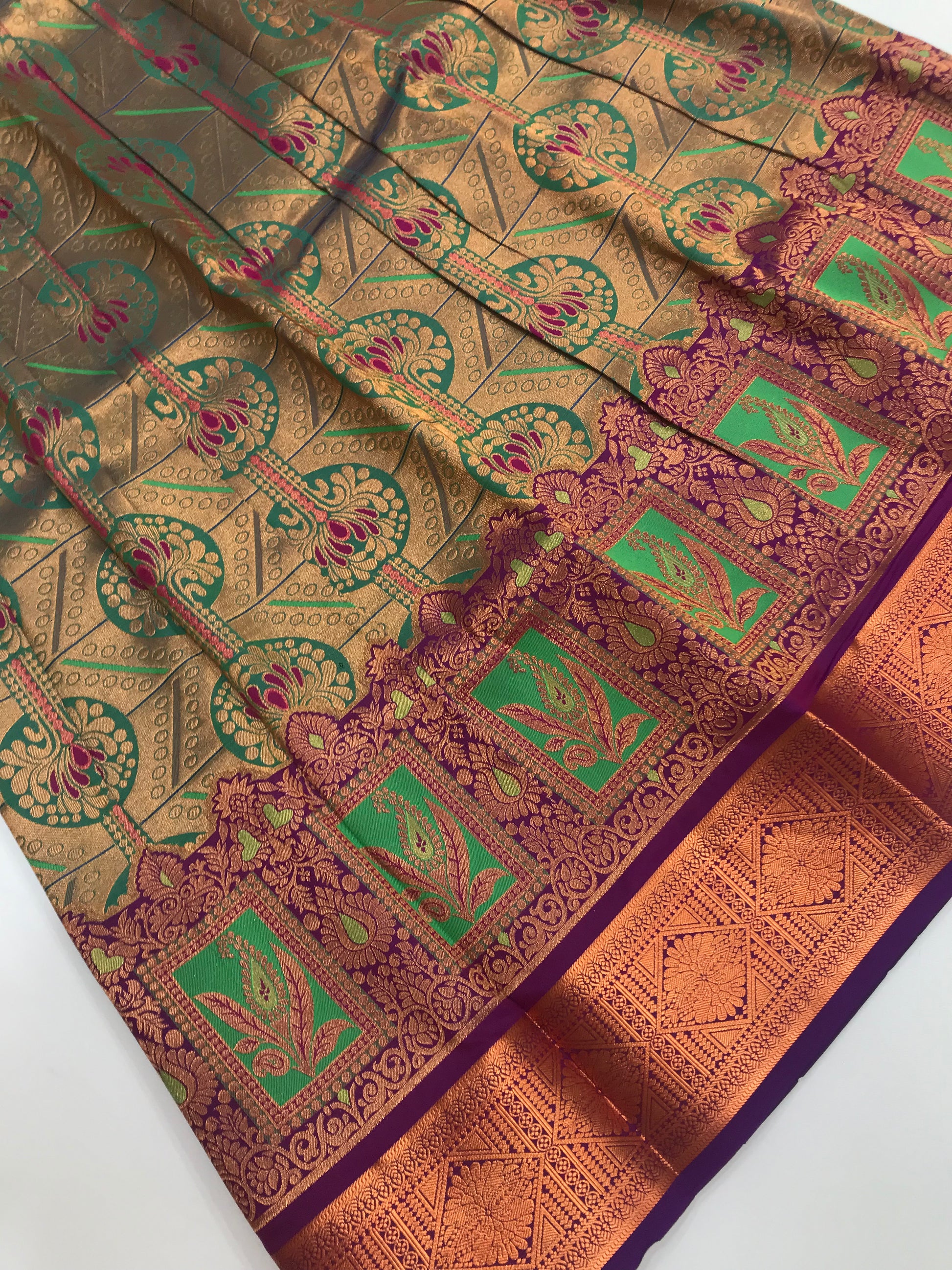 Pink And Purple Colored Art Silk Langa Sets In Chandler