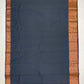 Gray Color Soft Silk Saree With Contrast Rich Pallu And Tassels In Tempe