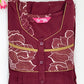 Maroon Color Rayon With Printed Work Nighty Near Me
