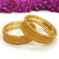 Pleasing Yellow Color Metal Bangles For Women Near Me