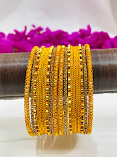 Pretty Yellow Color Metal Bangles In USA