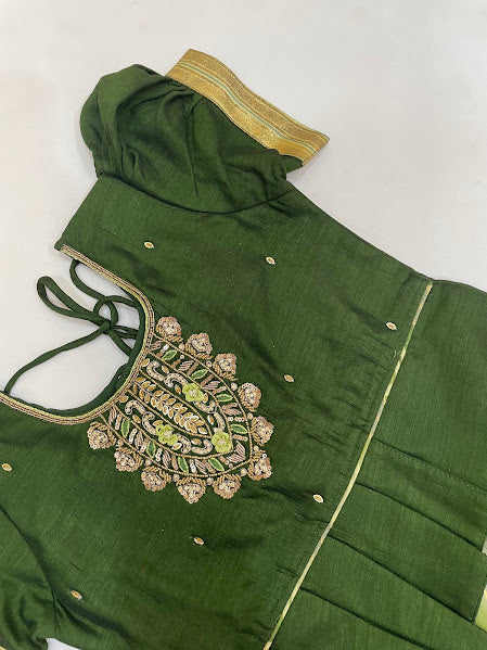 Green Color Georgette Choli Set With Stones Work In Arizona