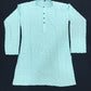 Sky Blue Colored Silk Cotton Kurta For Boys In Chandler