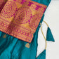 Green Color With Zari Work Choli Set For Girls In Phoenix