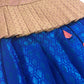 Beige And Blue Color With Pink Zari Work Art Silk Langa Sets In Surprise