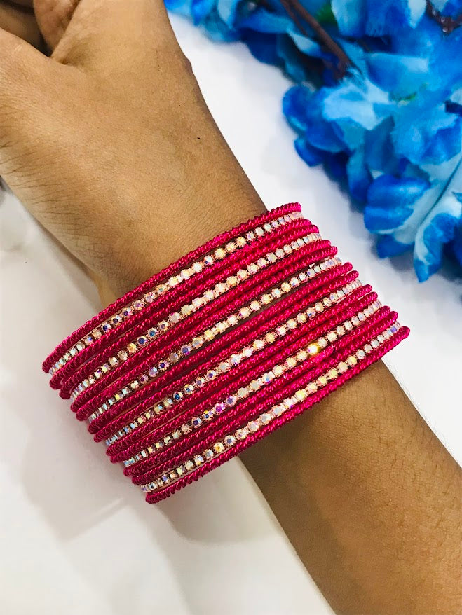 Delightful Pink Bangles In Happy Jack