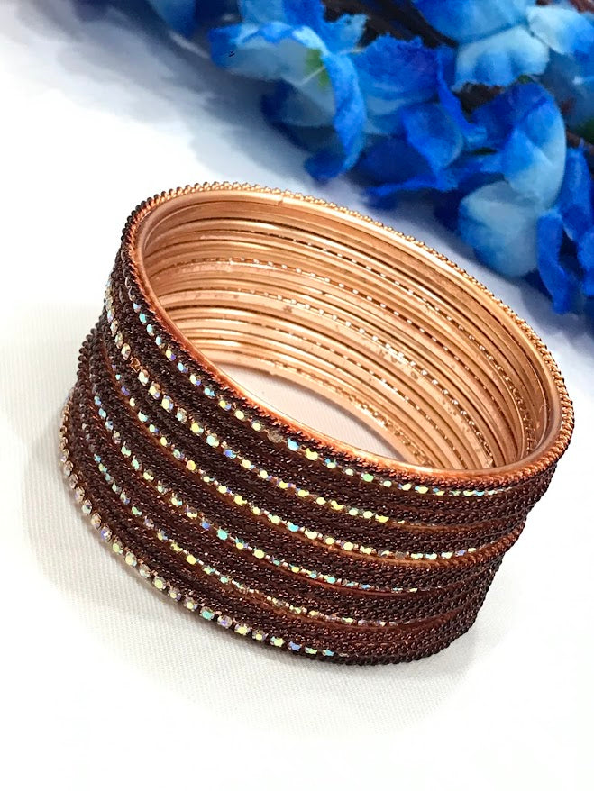 Attractive Brown Colored Metal Bangles In USA