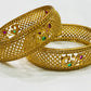 Gold Bangle With Peacock Design in Phoenix