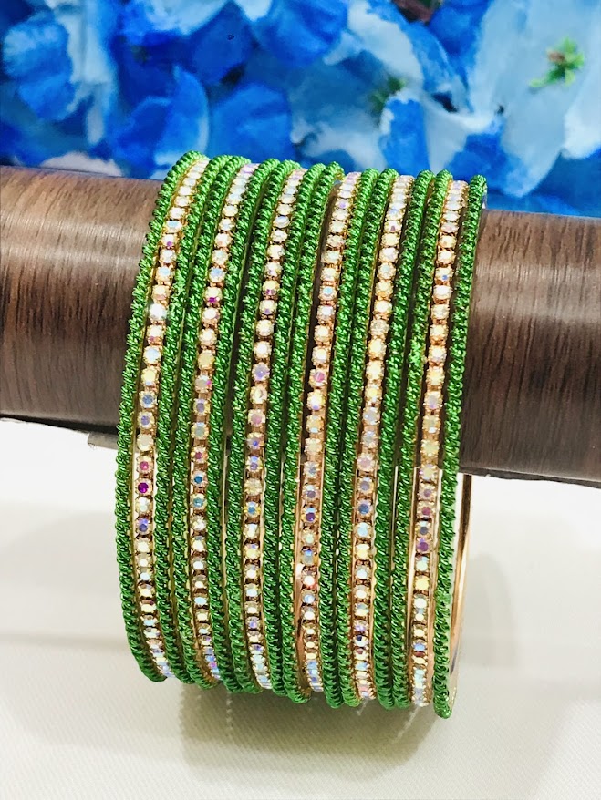 Dazzling Ethnic Wear Metal Bangles In Tempe