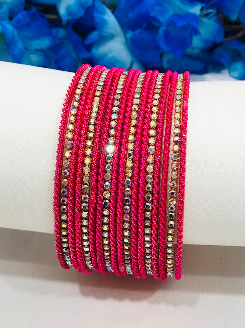 Charming Pink Colored Bangles Near Me