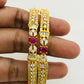 Antique Bangles With Ruby And White Stones Near Me