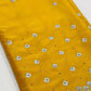 Gorgeous Yellow Color Designer Saree With Silver Embroidery Work In Casa Grande