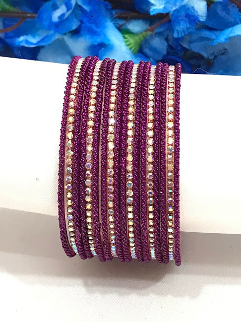 Gorgeous Purple Colored Bangles Near Me