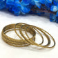 Pretty Gold Colored Traditional Wear Metal Bangles In Arizona