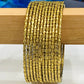 Pretty Gold Colored Traditional Wear Metal Bangles In Chandler
