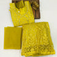 Dazzling Yellow Color Designer Net Lehenga Choli Set With Dupatta For Girls Near Me