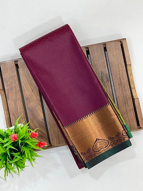 Elegant Maroon Art Silk Saree With Zari Work For Women Near Me