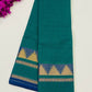 Stunning Green Color Sungudi Cotton Saree In Checks Design