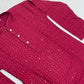 Red Color Sequins Work Kurta Set In Yuma