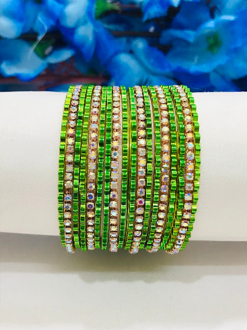 Appealing Green Colored Bangles Near Me