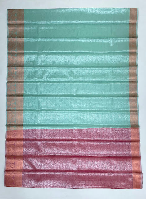 Charming Light Green Color Art Silk Saree With Zari Work For Women In USA