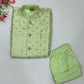 Beautiful Pista Green Color Silk Sherwani And Jacket Suits With Sequins Work near Me