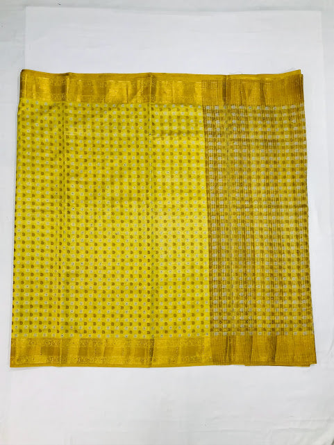  Contrast Golden Pallu Saree in Phoenix