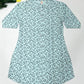 Exquisite Light Blue Cotton Kurti With Printed Work For Girls