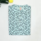 Exquisite Light Blue Cotton Kurti With Printed Work For Girls