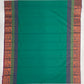 Green Color Art Silk Saree With Zari Work In Yuma