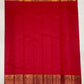 Red Color Art Silk Saree With Zari Work In Yuma