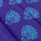 Attractive Blue Color Batik Printed Pure Cotton Saree Near Me