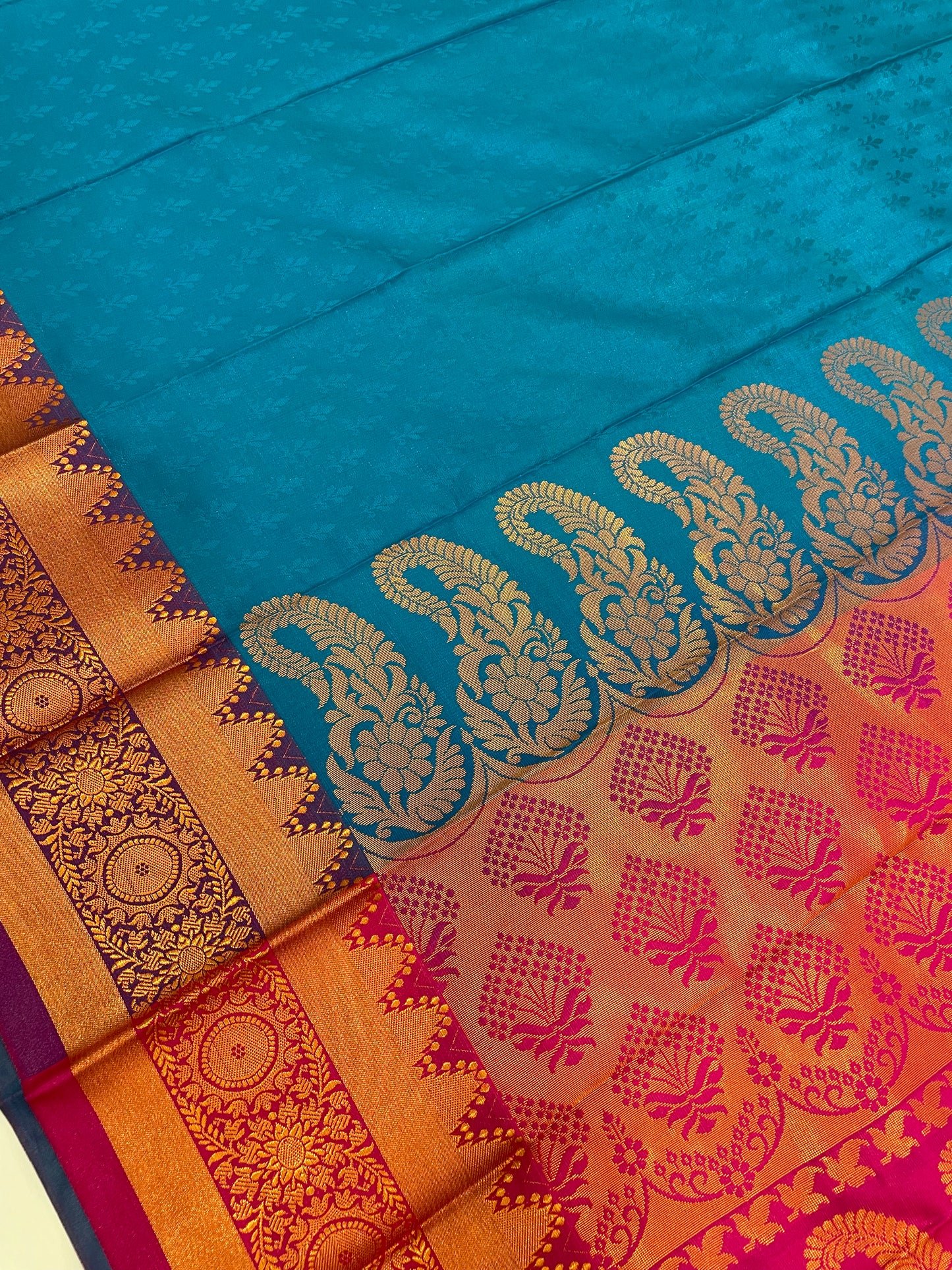 Blue Color Soft Silk Saree With Zari Work In Surprise