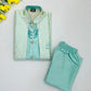 Stunning Sky Blue Color Silk Cotton Sherwani And Jacket Suits With Embroidery Work Near Me