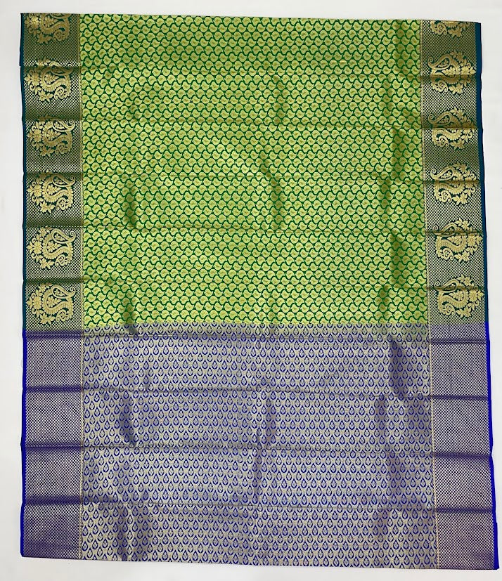 Beautiful Green Color Art Silk Saree In Mesa