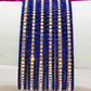 Blue Color Stone Work Party Wear Metal Bangles Near Me